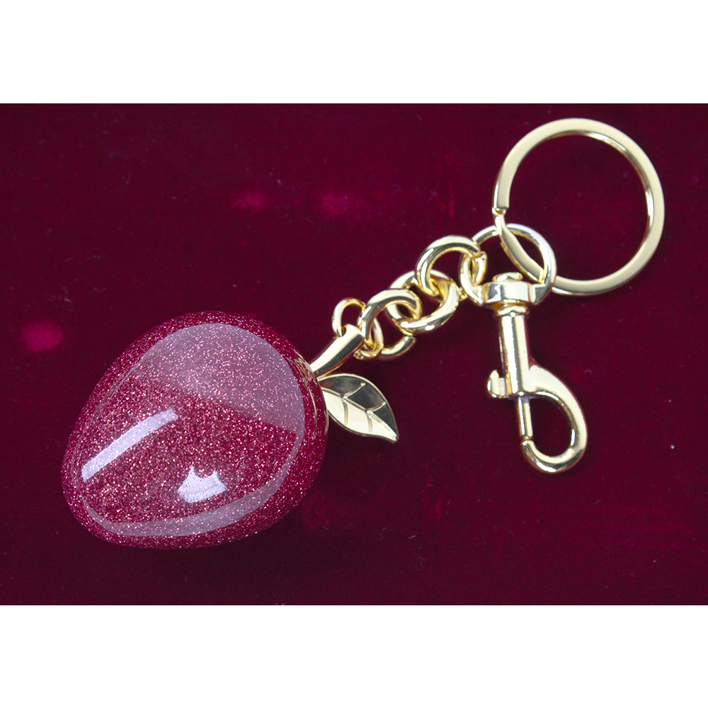 K204-FU Plum Keychain / Bag Charm