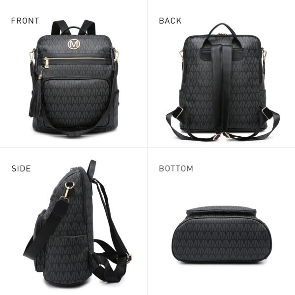 XL-M-8699 BK Fashion Backpack 2 N 1