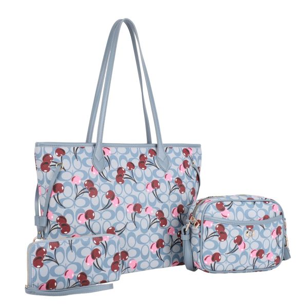 ZS-31801 BL/BL Fashion Handbag (3 N 1)