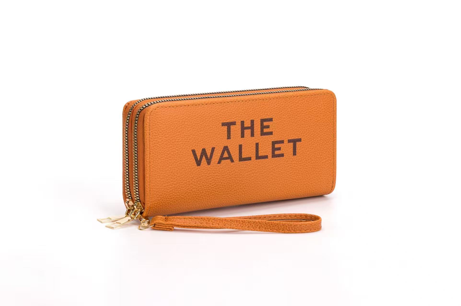 003A-CA The Wallet Double Zippers Wallet