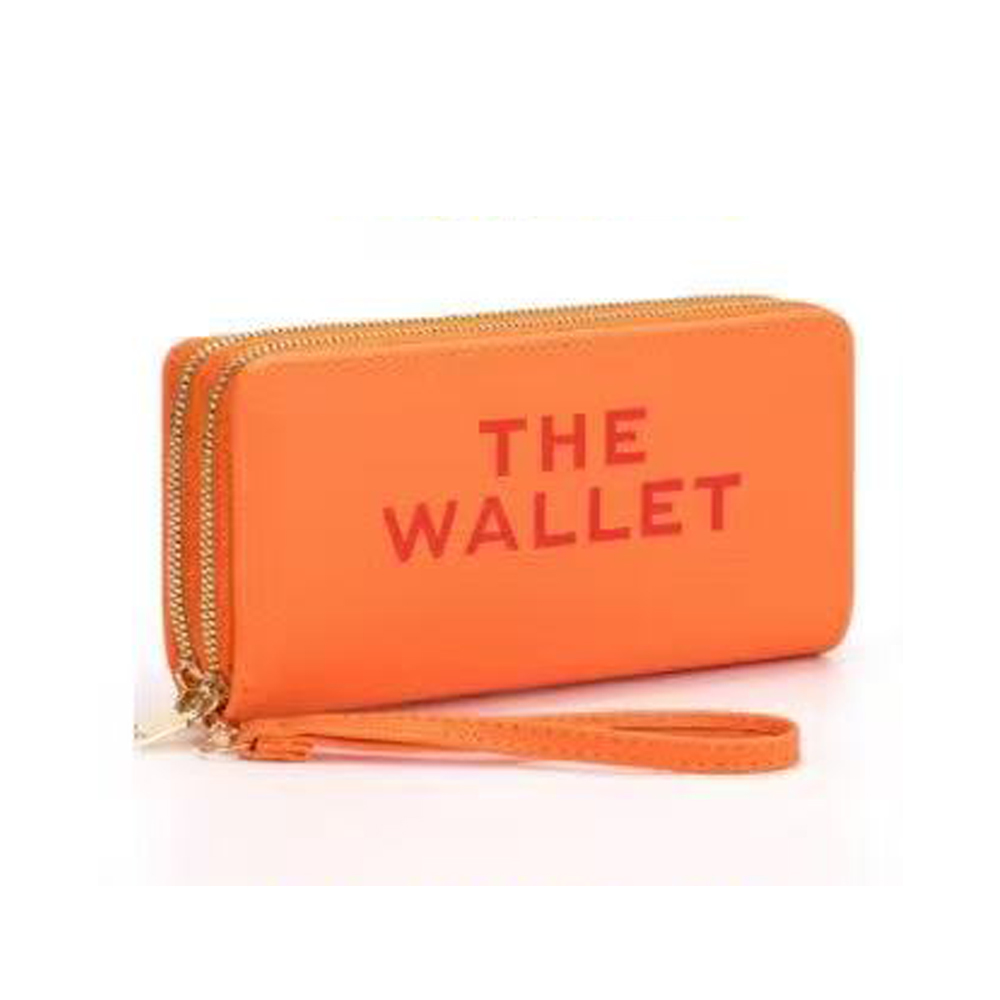 003A-OR The Wallet Double Zippers Wallet