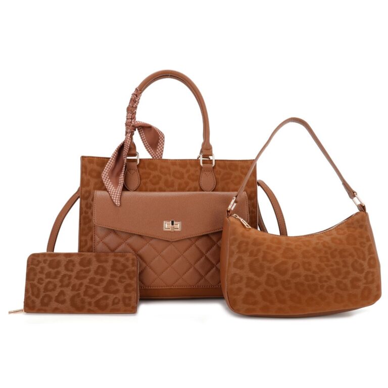 L1897 BR Leopard Print Fashion Handbag(3 N 1)
