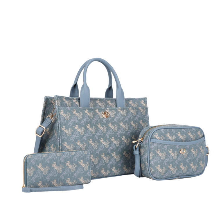 ZS-31799 BL/BL Fashion Handbag (3 N 1)