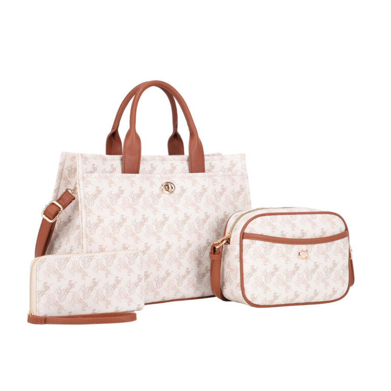 ZS-31799 BG/BR Fashion Handbag (3 N 1)