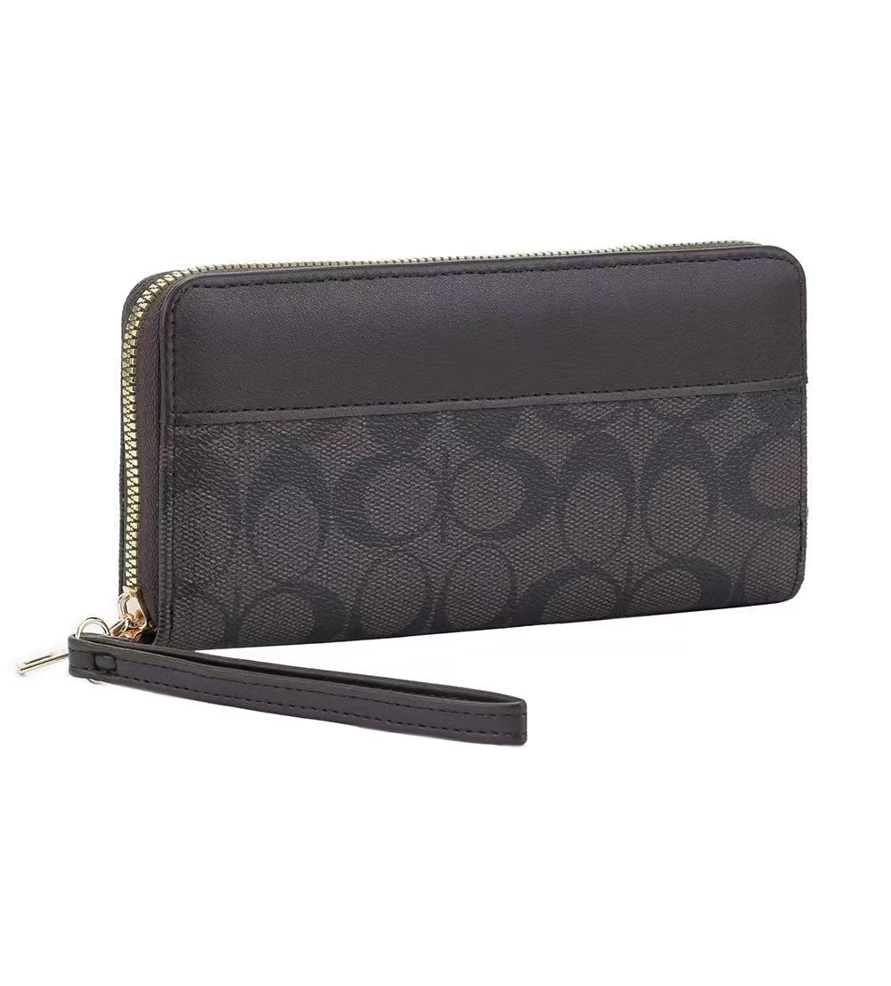 114A-CF Fashion Single Zipper Wallet
