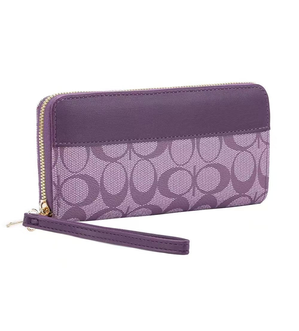 114A-PP Fashion Single Zipper Wallet