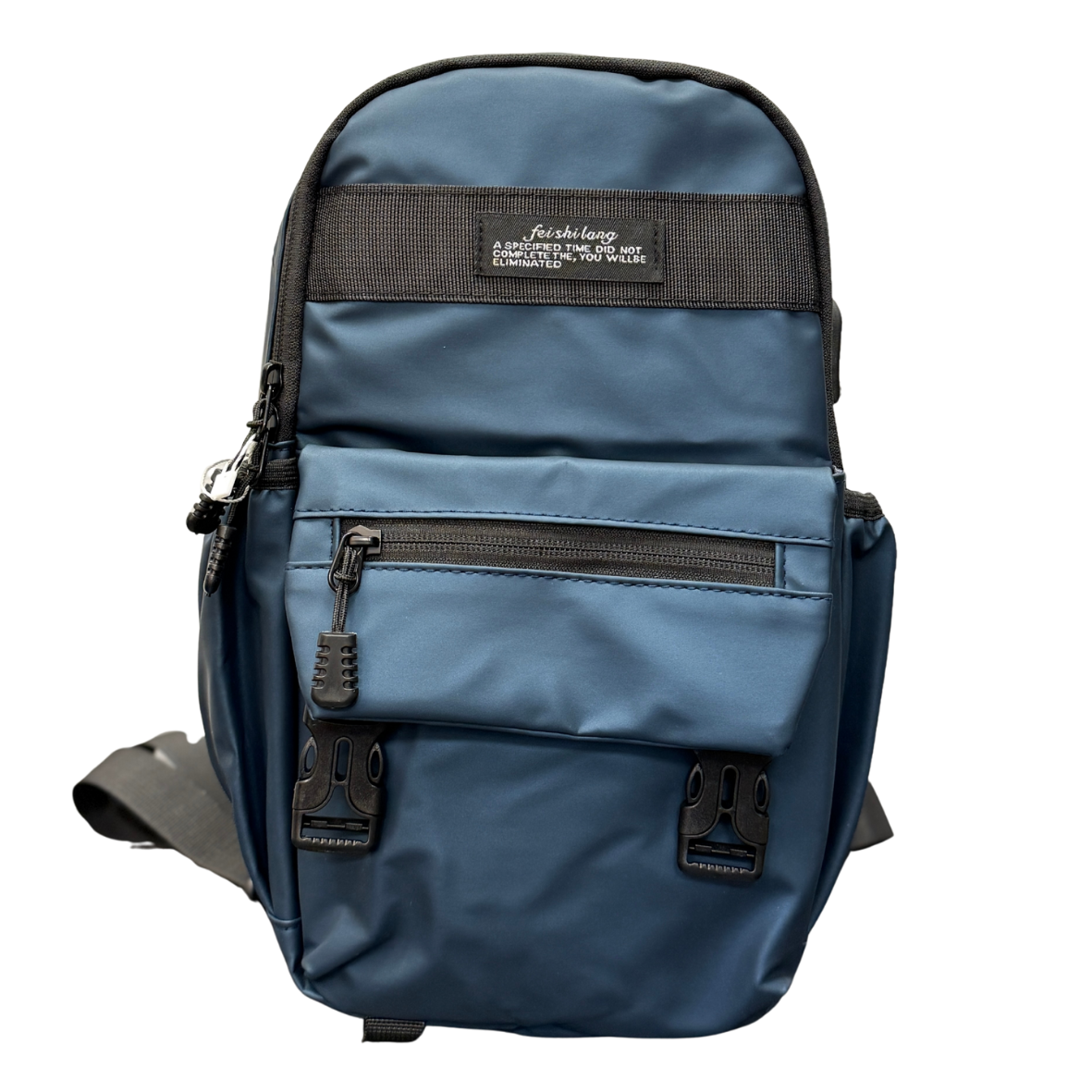 #3013 BL Functional Sling Crossbody Bag