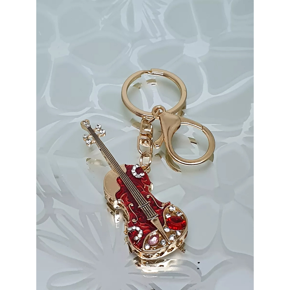 KY2503 RD Violin keychain