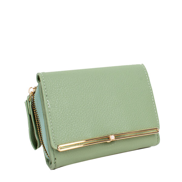Q-1024-GN Trifold Wallet