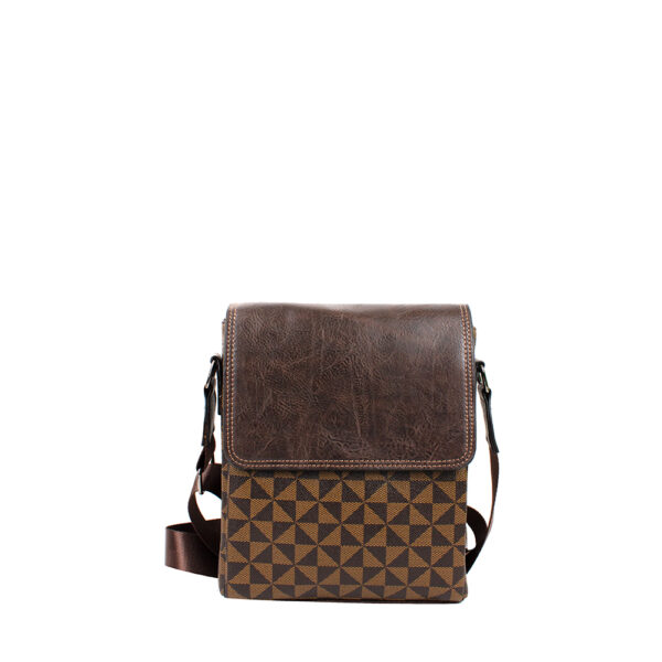 1698B-CF Monogram Pattern Crossbody Bag