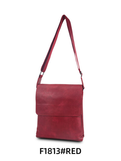 1813-RD Men Crossbody Bag